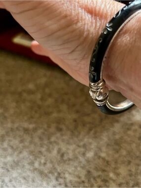 Brighton Vintage Enamel Bangle Bracelet